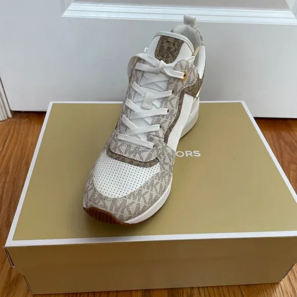 Crista Mixed-Media Trainer from Michael Kors - Picture 3 of 9